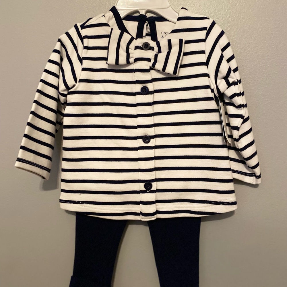 Adorable new with tags  baby girl 3 piece set